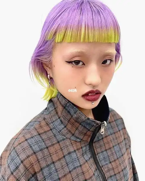 马卡龙染发彩色头发控080709