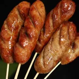 台湾烤肠原味辣味黑胡椒肉烤肠香肠烤肠从肠记忆烤肠