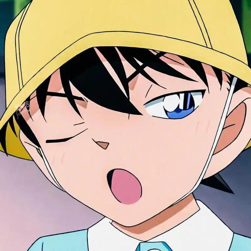 樱花班的回忆94 小工藤新一头像 可爱的傲娇小男孩