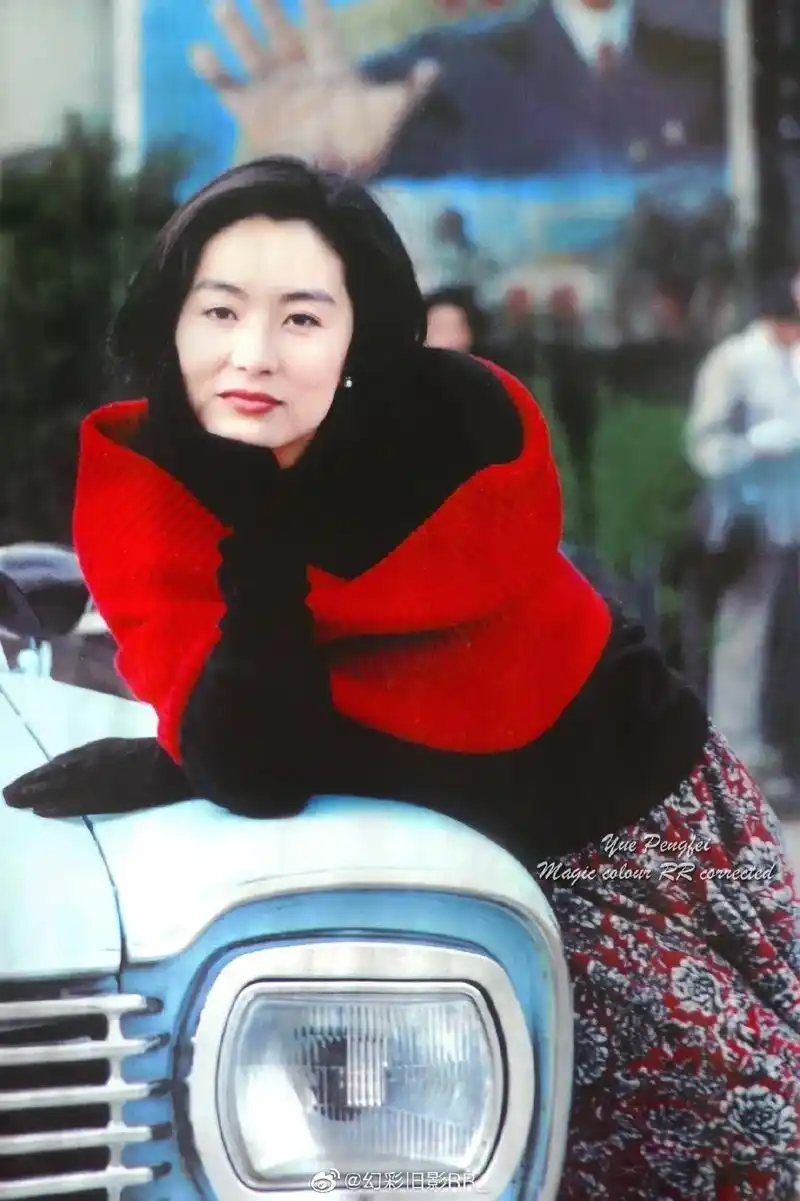 1990 长春 高清修复-林青霞在大陆 照片拍摄于电影《红尘 - 抖音