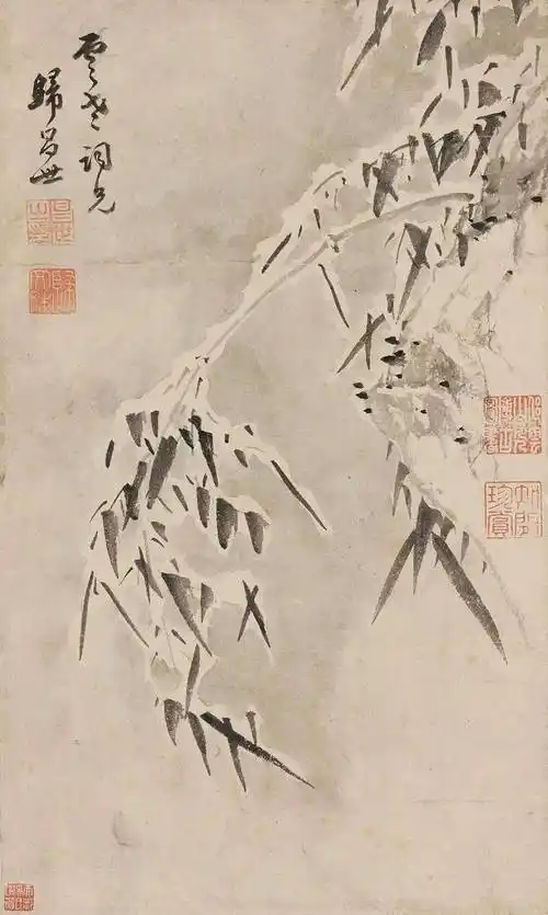 归昌世 雪竹图