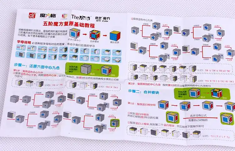奇艺魔方套装全套二阶三阶四阶五阶实色顺滑学生初学者益智玩具