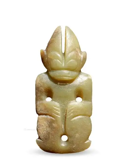 0183红山文化太阳神