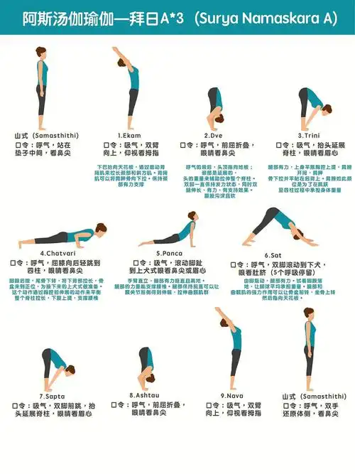 阿斯汤伽瑜伽拜日a