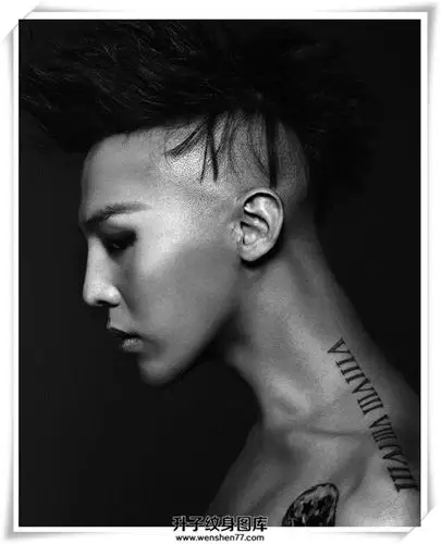 本期推出特价纹身 明星权志龙身上的纹身图案!