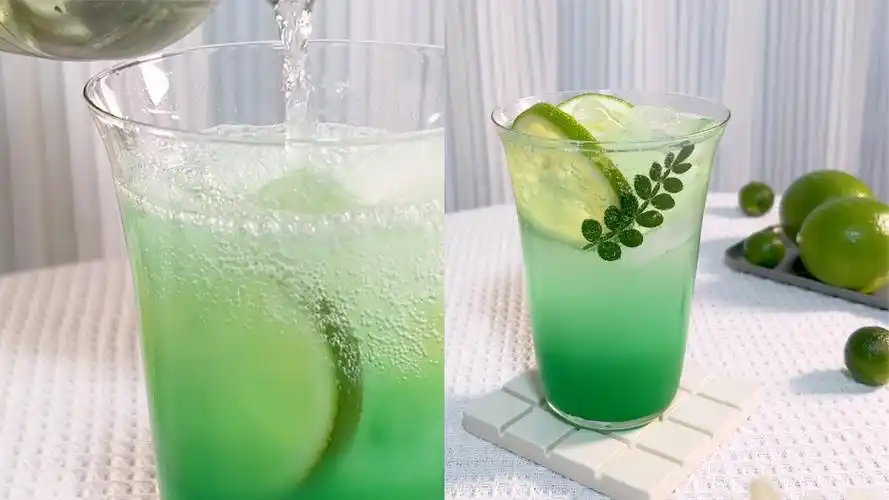 *夏日薄荷汽水🍃夏末的微热中延续绿色好心情