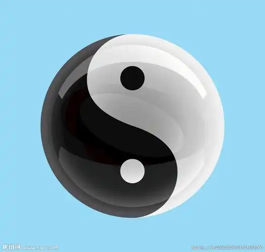 立体太极图标图片