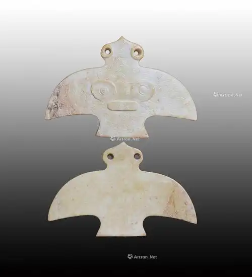 0317 良渚文化 玉鹰 (一件)