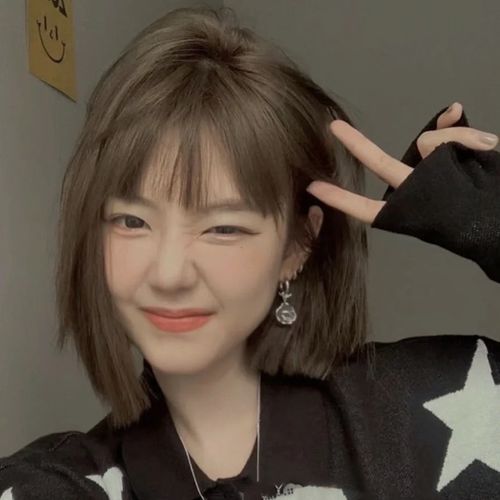 假发女短发波波头发型圆脸修脸减龄自然少女初恋头中短发全头套式