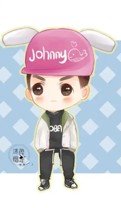 q版#黄景瑜#画风是我的丝带~ cr.logo