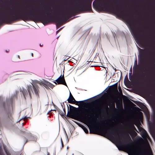 《动漫情头》黑暗风二次元情侣头像