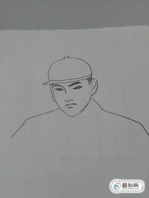 吴彦祖铅笔简笔画