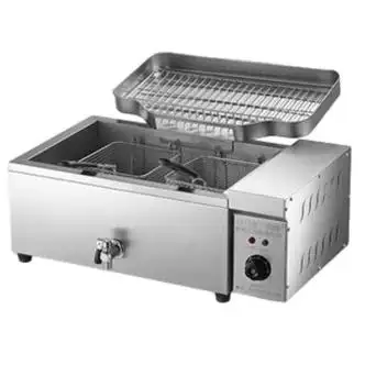 电炸炉商用电油炸锅大容量自动控温摆摊设备炸鸡炸串专用油条机器