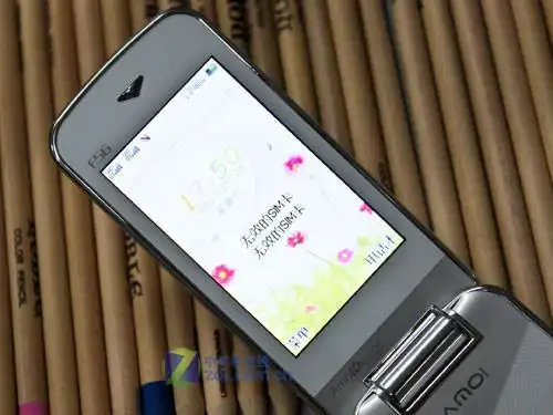 时尚唯美翻盖 夏新f56真机图赏_手机_科技时代_新浪网