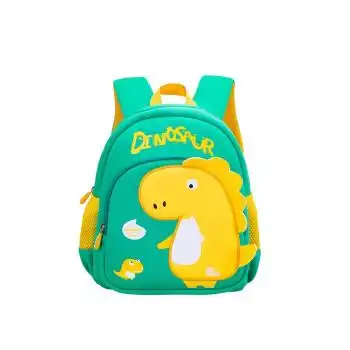 新款幼儿园书包男女儿童卡通背包轻便双肩包小班中班大班书包绿色大号