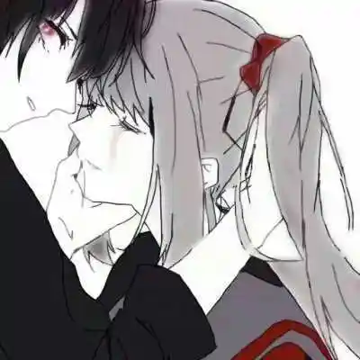 漂亮丧系动漫情头头像,情侣头像图片-回车桌面