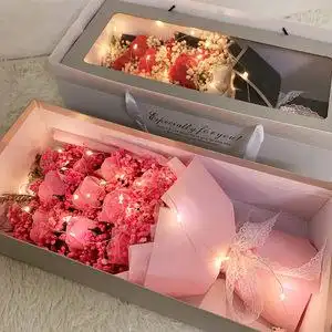 生日礼物送女生玫瑰花束创意图片