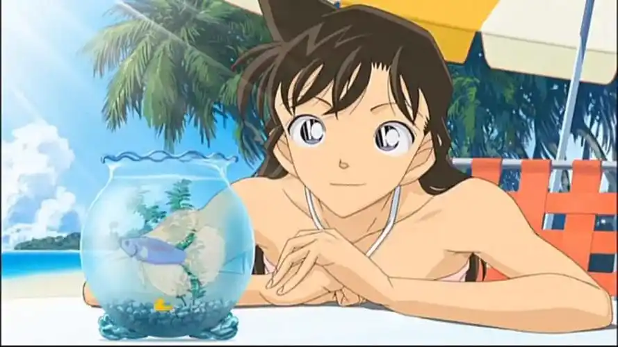 毛利兰泳装简笔画