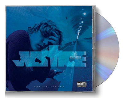 现货justinbieberjustice官网限量蓝色封面redeye音乐cd