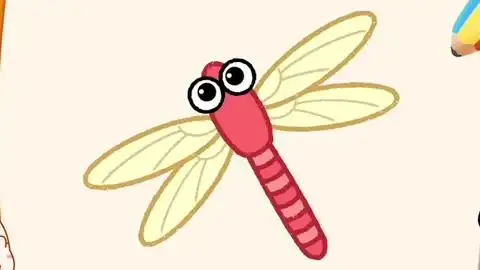 简笔画-蜻蜓