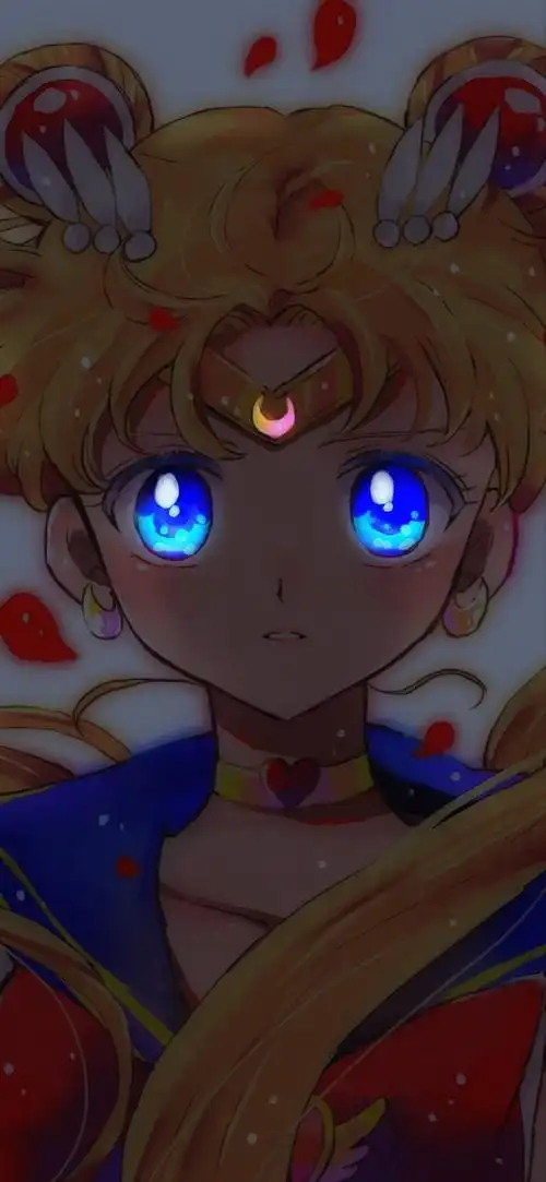 抖音美少女战士蓝眼睛壁纸大全_抖音美少女战士碎屏壁纸高清分享