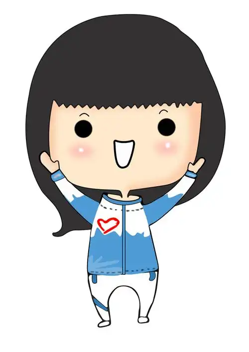 卡通女学生插画分享平面广告素材免费下载(图片编号:8837401)-六图网