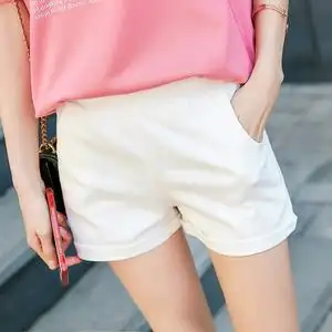 白色短裤女夏季宽松韩版高腰运动休闲百搭2020新款居家外穿潮ins
