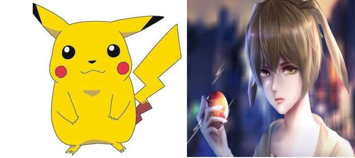 当动漫人物长大后,皮卡丘成美少女,看到灰太狼,网友:想洗眼睛