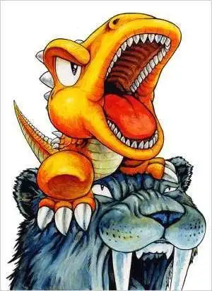 小恐龙阿贡简笔画素描