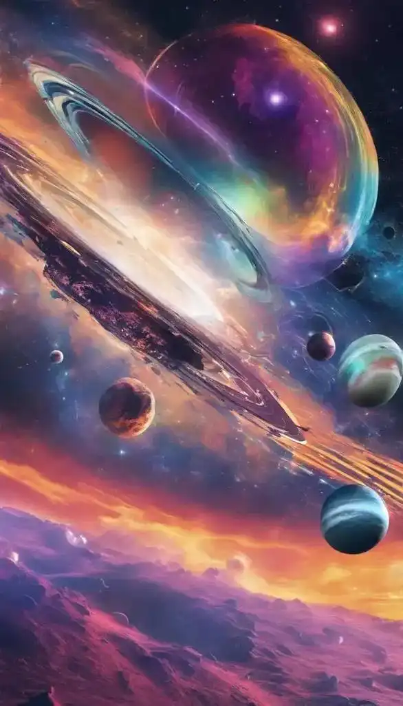 整颗星球环绕来到,平行时空误入航道.#科幻 #探索宇宙 #送 - 抖音