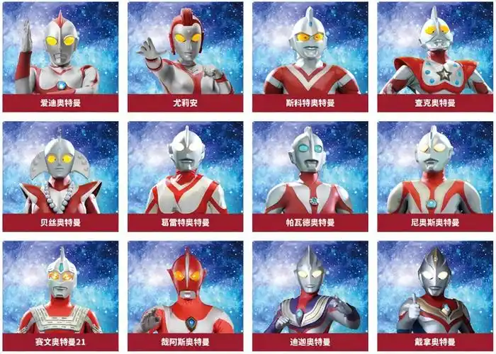 所有奥特曼的名字(奥特曼官网公布52个奥特曼名单)