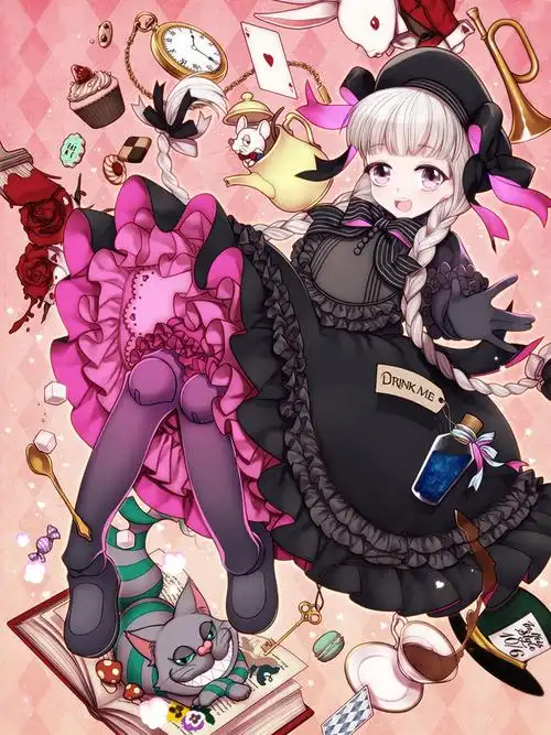 日站搜集-动漫美少女高清画集★【新浪微博:高清无水印iphone萌苯纸