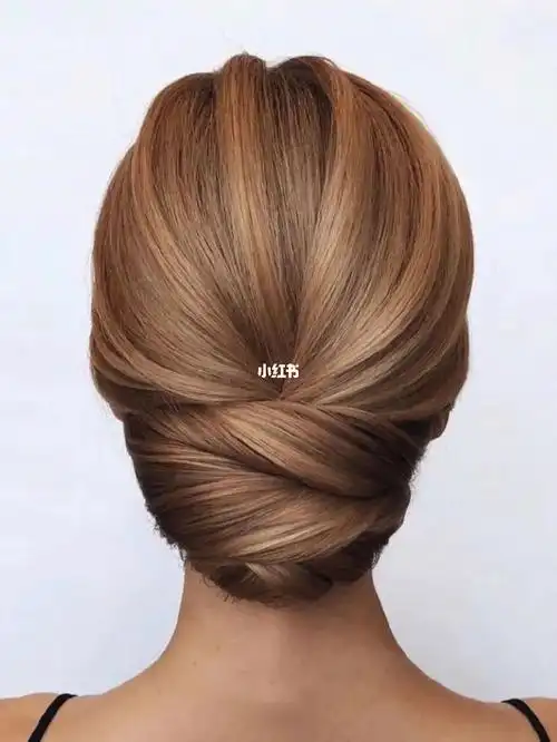 编发盘发低发髻百搭系列73