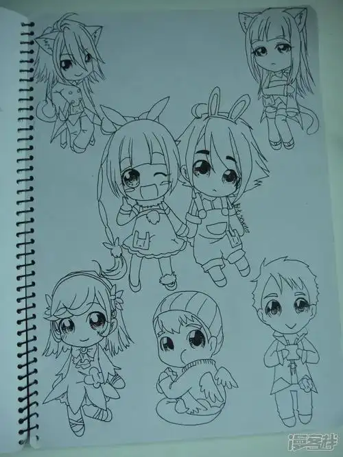 初代史莱克七怪简笔画