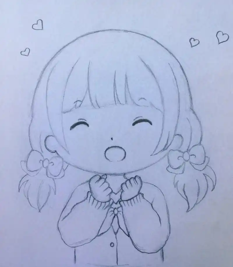 可爱的小女孩儿