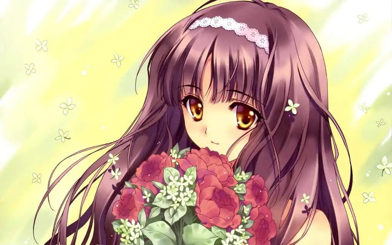 首页 桌面壁纸 卡通动漫 唯美可爱的经典动漫美女高清电脑桌面主题