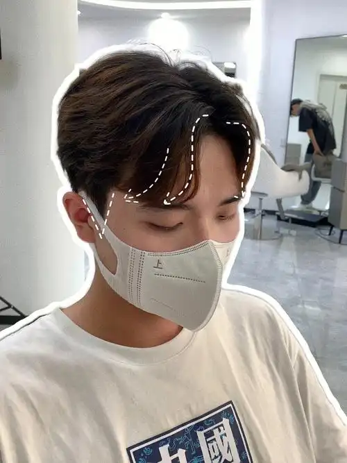 最经典的男生韩式发型韩式微分韩式四六分