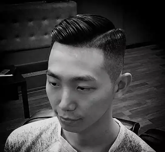 男生短发小背头图集,背头图片,发型图片