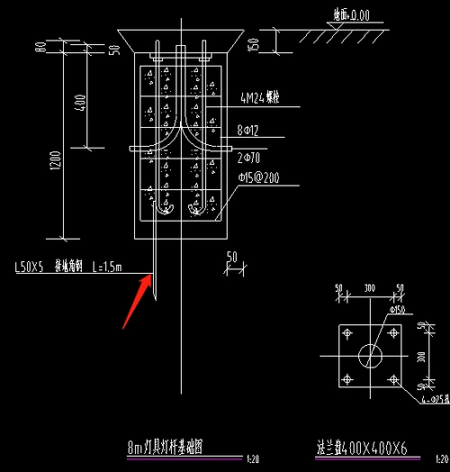 请问像这种路灯基础的接地极每一根都得算一次接地极试验吗?
