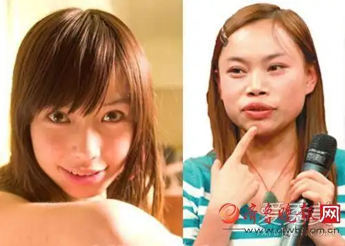 angelababy柳岩秦岚女明星整容前照片被扒出 看照片还说没整(图)(3)