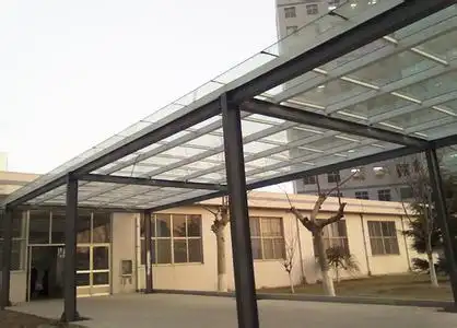 钢结构玻璃雨棚