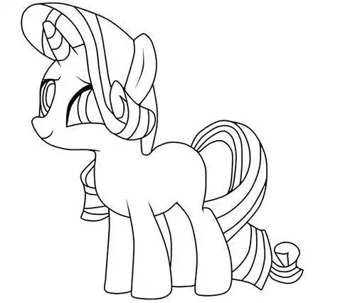 简笔画教程之动画片小马和小羊