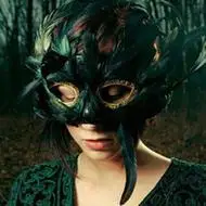 戴面具头像女唯美带有面具的女生头像图片