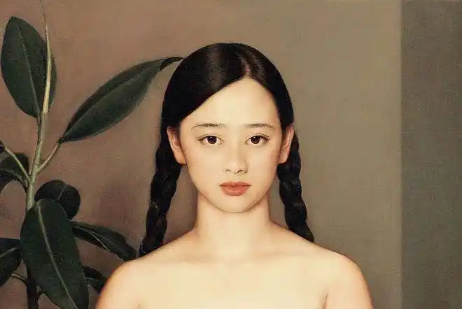 美女博士画自己画出了梦境中的人体技法大胆创新再放大看看