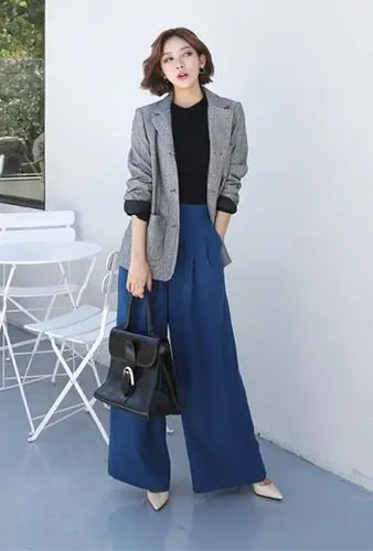 韩国女士小西装穿搭超美女装小西装搭配技巧在这