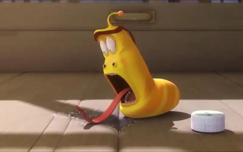 爆笑虫子-苦练舌头神技