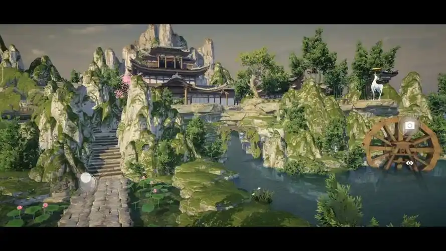 天谕手游家园山水古风