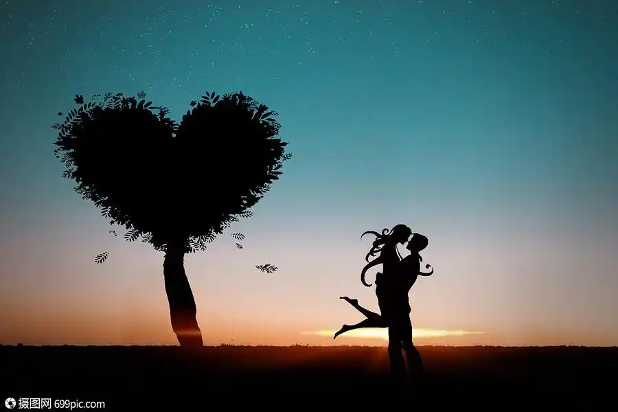 恋人幸福拥抱高清图片素材