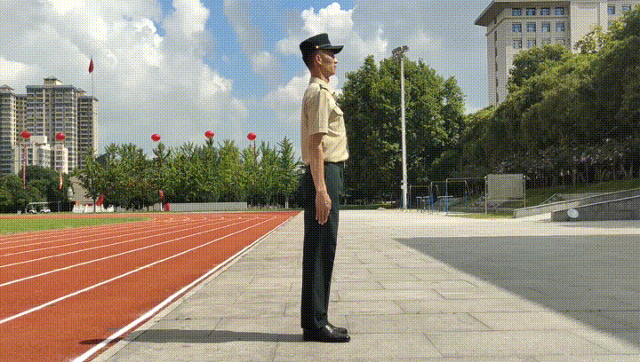 这才是一个军人该有的模样标准版单个军人队列动作教学法
