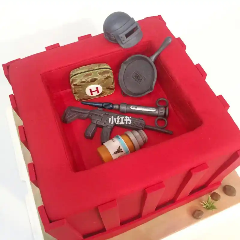 78送男友的翻糖空投箱蛋糕78 男朋友生日不知道送什么礼物 如果他